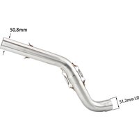 For Triumph Tiger Sport 2013 2014 2015 2016 2017 2018 2019 2020 Tiger 1050 Sport Motorcycle Exhaust Middle Link Pipe 51MM