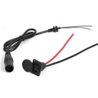 AliExpress LCQPTW 3pin Charge Connector For Electric Scooter E-Bike Male Female Charging Plug Interface Cable Universal Charging Port PVC Part
