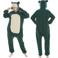Snorlax Onesie Cosplay Pajamas Costume for Adults Family Stage Performance Party Anime Convention Dress Up Halloween Sleepwear