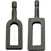 Wire Twisting Tool Hexagonal Cable Tying Bit Wire Twister Drill Bit for Pipe Chain Link Netting Installation Ranch Engineering