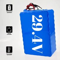 24V 34000MAh Lithium battery pack 18650 7S10P For Electric tools boat scooter Cell BMS
