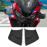 Black Motorcycle Winglet Aerodynamic Wing Kit For Honda Africa Twin CRF1100L Adventure Sports For Kawasaki For Ducati For Yamaha