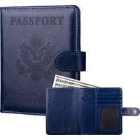 Passport Holder Cover Wallet Travel Essentials Case Vacation Luggage Must Haves Travel Accessories for Men Women