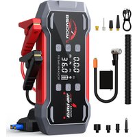Car Jump Starter With Air Compressor Jump Starter Power Bank Portable Battery Starter 150PSI Air Pump With LED Light