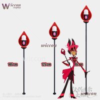 Anime ALastor Cosplay Hotel Costume 100/120/140cm 3D Microphones Props Accessories Halloween Christmas Party Gifts Woman Man