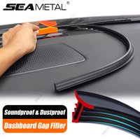 SEAMETAL Car Dashboard Seal Strip 160CM Rubber Seal Protector Guard Strip Dustproof Soundproof Universal Dashboard Gap Filler