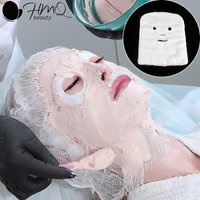 100pcs/bag Face Gauze Mask Disposable Facial Mask Paper Highly Water Absorption Non-Irritating Face Gauze Masks DIY Beauty Tools