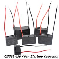 CBB61 450V Fan Start Capacitor 1uF 1.2uF 1.5uF 1.8uF 2.0uF 2.5uF 3.0uF 3.5uF 4.0uF 4.5uF 5.0uF 6.0uF 7.0uF 8.0uF 10uF 15uF 20uF