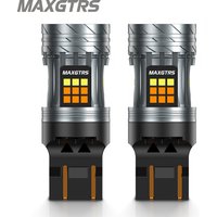 3157 3457 4157 Switchback LED Bulbs 7443 W21/5W T20/1157 Bay15d White/Amber Dual Color for Car Parking DRL/Turn Signal Lights