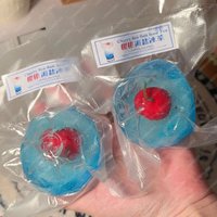 Slushy Fruit Stress Ball Squishy Crunchy Slushie Cup Feel Squeeze Ball ASMR Crackling Noise Stress Relief Fidget Toys for Adults
