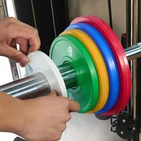Strength Training Dumbbell Weight Plate Rubber Steel Change Plate for Barbell Holder Workouts