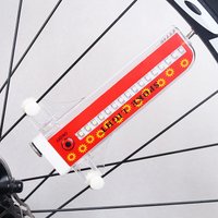 AliExpress NONE Mountain bike lights 14 led spoke light night riding wind turbine multi figure wheel wire light color wheel trail light