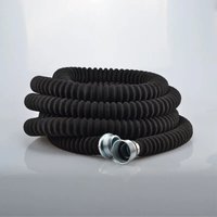 Black Interface Gas Mask Snorkel 0.5m/1m/5m/10m 40MM Thread Hose Wear Resistant Anti-aging Gas Mask And Filter Connecting Pipe