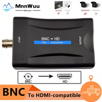 BNC to HDMI-compatible Converter 1080P Composite BNC to HDMI-compatible Adapter For CCTV Security Camera to HD Monitor Projector