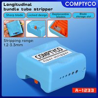 Outil de dénudage longitudinal de fibre optique COMPTYCO A-1233 pour tube central 1,2-3,3 mm, dénudeur de gaine de câble à fibre optique