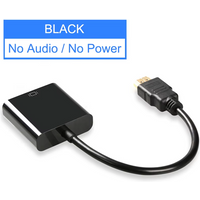 High Speed HDMI To VGA Adapter HDTV A Male To VGA Female Converter HDMI Scaler Video Cable Cord Converter For PC Laptop