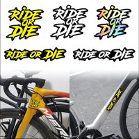 3Pcs Bike Frame Stickers Waterproof Vinyl Scratch Resistant for E-bike MTB Motorcycle Helmet Car