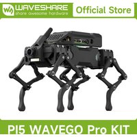 Waveshare WAVEGO Pro 12-DOF Bionic Dog-Like Robot, Open Source For ESP32 And Raspberry Pi, Supports ESP-NOW Host-Sub Control