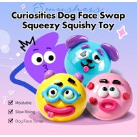 Hot Smushers Squishy DIY Curiosities Dog Face Swap Squishy Toy Squeeze Toys Stress Relief Decompression In Stock