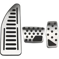 Couvercle de pédales de frein de pédale d'accélérateur de voiture, pour Jeep Renegade Compass Fiat 500X 2014 – 2020, accessoires de pédales de repos en acier inoxydable