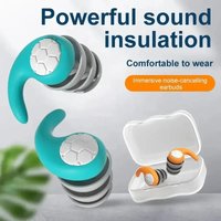 Ear Protection Earplugs Sleep Noise Reduction Earplug Anti-Noise Waterproof Plug Swimming Ear Protection For Travel Work New