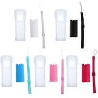 For Wii Remote Controller For Case , Replacement Remote Game Controller Cover Silicone For Case And Wrist Strap For Wii