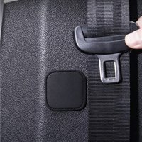 2Pcs Magnetic Car Seat Belt Holder Fixing Clip Pu Leather Seatbelt Limiter Stopper For Safety Belt Clip Prevent Falling