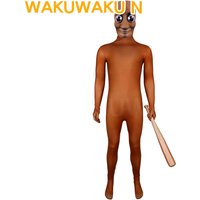 IN STOCK Tung Tung Sahur Cosplay Costume Foreign Shan Hai Jing WakuWaku Brown Tung Tung Sahur Cosplay Prop Mask