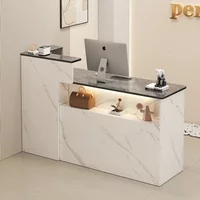 Schönheit Kassierer Bar Theke Einfache Luxus Büro Kleine Rezeption Moderne Salon Escritorio De Recepcion Kommerziellen Möbel