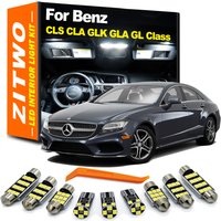 Car LED Interior Dome Reading Light Bulb Kit For Mercedes Benz CLS W219 W218 CLA C117 GLK X204 GLA X156 GL X164 X166 Accessories