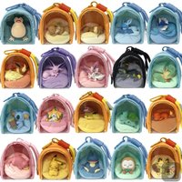 New Hot In Stock Genuine Pokemon Diy Sofa Sleeping Position Backpack Pendant Sylveon Snorlax Jirachi Anime Merchandise Gift