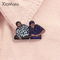 Damn Friday Chris Tucker Smokey Funny Movies Inspiration Enamel Pin Hip Hop Music Brooch Lapel Badge Fans Friends Jewelry Gift