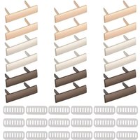 10pcs Handmade Blank Metal Stamping Blanks Metal Alloy Rectangular Personalized Name Labels DIY Jeans Labels Luggage