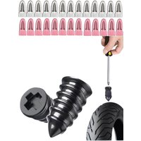 Cars Tire Mending Nail Emergency Vacuum Puncture Fix Kit Rubber Nails with Glue Boxed Repair Tool Set For Truck Motorcycle