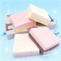 Wet soft touch slow rebound PU simulation sticky big toast block decompression model stress relief toy one piece drop shipping