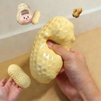 Peanut Stress Ball Crunchy Squeeze Ball Squishy Toy Slow Rebound Buttery-Soft Feel Fidget Toy ASMR Stress Relief Toys for Adults