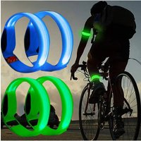 AliExpress NONE 1pc Outdoor Night Running Armband USB Rechargeable LED Light with Reflective Safety Wristband for Cycling Running Activities