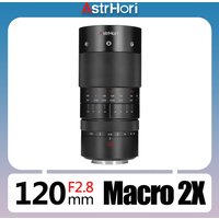 AstrHori 120mm F2.8 2X Ultra Micro Full Frame Manual Focus Camera Lens for Macro Photography Sony E Canon RF EF Nikon Z L Mount