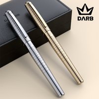 DARB Luxury Fountain Pen Germany Schmidt Nib 24k Gold Plating Smooth Writing Office Gift For Business