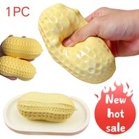 Cute Simulated Peanut Shaped Slow Rebound Toy Soft Squeeze Stress Relief Toy Fun Party Favor Gift for Kids Adults