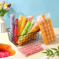 Disposable Ice Pack Grid Disposable Popsicle Mold Bag Self-sealing Ice Tray Bag Ice Cube Bag Box Edible Frozen Ice Cube
