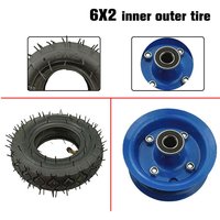 AliExpress NONE 6 inch 6X2 Tire and Inner Tube Set for Electric Scooter Wheel Chair Truck F0 Pneumatic Wheel Trolley Cart Air Wheel Bike