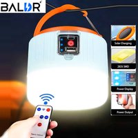 XIWANGFIRE G056 Solar Camping Light Power Bank LED Camping Lanterns With Remote Control Waterproof Outdoor Tent Light Flashlight