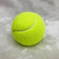 Standard Training Tennis Balls High Elasticity Rubber Felt Tennis Balls for Beginners Practice Durable Pressureless Tennis Balls