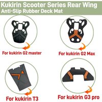 Original Rear Wing Rubber Pad for Kukirin G3 Pro G2 Master G2 MAX T3 Electric Scooter Tail Wing Foot Pad Replacement Parts