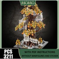Moc Building Blocks Modular Magic Rings Surrounding Ornaments Model Technology Bricks DIY Assembly Set Gift Holiday Toy image 4