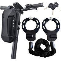 1 Stück E-Scooter-Schloss, Kettenschloss, E-Roller-Schloss mit hoher Sicherheit, 90 cm E-Scooter-Schloss, Diebstahlschutz, Fahrradschloss, Zubehör für Elektrofahrräder und Elektroroller