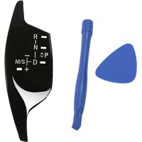 ABS Black Car Gear Shift Knob Panel Stickers For BMW 5 6 7 Series G30 G38 G02 525 530 540 730 X3 X4 Auto Accessories
