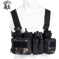 Taktische TCM Nylon Brust Rig Weste Molle System Magazin Tasche Drop Dump Pouch Taille Tasche Fit Airsoft Jagd Bekleidung Zubehör