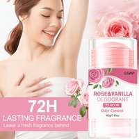 GSWP Rose &Vanilla Deodorizing Cream,72-Hour Body Odor Protection,Long-lasting Fragrance,Suitable for Underarms.40g/80g